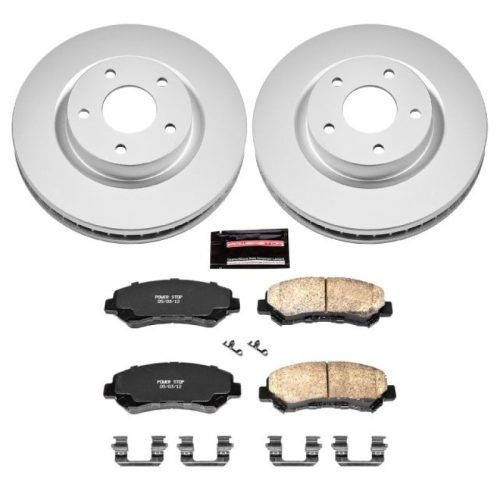 2008-2015 Nissan Rogue Front PowerStop Z17 Evolution Geomet Coated Brake Kit - Premium Replacement