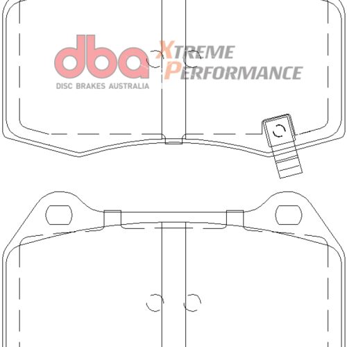 DBA XP Series Heavy-Duty Brake Pads for Infiniti G35 and Nissan 350Z ('03-'06) - Premium Replacement