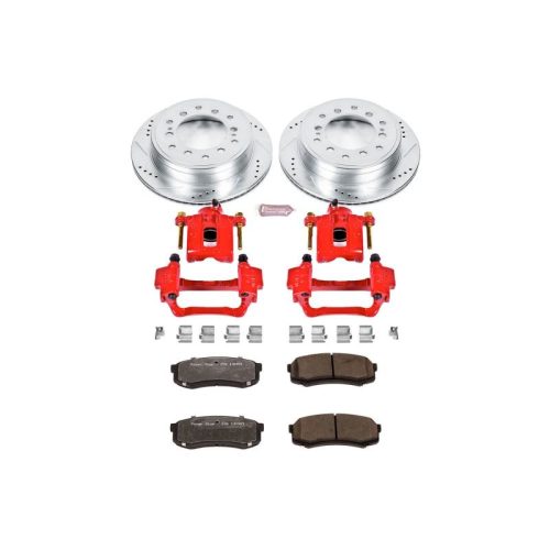 2010-2015 Toyota 4Runner Heavy-Duty Z36 Truck & Tow Brake Upgrade Kit with Drilled & Slotted Rotors - Premium Replacement