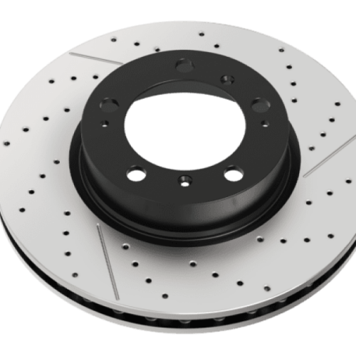 DBA Street Series OE Drilled Front Brake Rotor for Maserati Ghibli '14-'18 - Premium Replacement