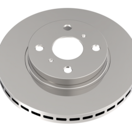 DBA En-Shield Standard HC Front Left Brake Rotor for Porsche Taycan 2020 and Newer - Premium Replacement