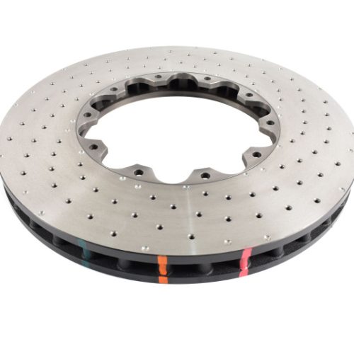DBA 5000 Series Cross Drilled and Dimpled Brake Rotor for Chevrolet Camaro and Cadillac CTS (2018) - Heavy-Duty Replacement - Image 2