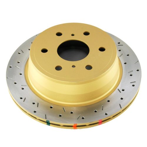 DBA 4000 Series XS Rotors Drilled and Slotted Rear Rotor - Compatible with Chevrolet Avalanche 2007-12