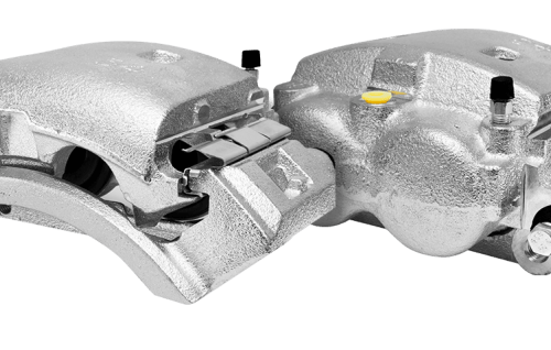 2020-2021 Buick Envision OE Replacement Front Left Brake Caliper Silver Zinc Coated