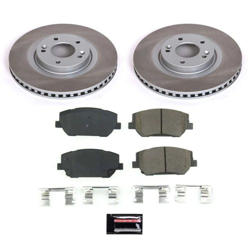 2019-2020 Hyundai Santa Fe Front Semi-Coated Rotor Brake Assembly - Heavy-Duty Fleet Replacement by PowerStop SC8309