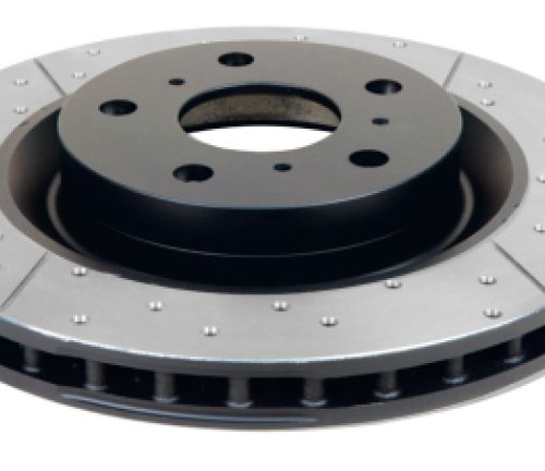 DBA Street Series Drilled and Slotted Front Rotor for Mini Cooper '09-'16 - Premium Replacement