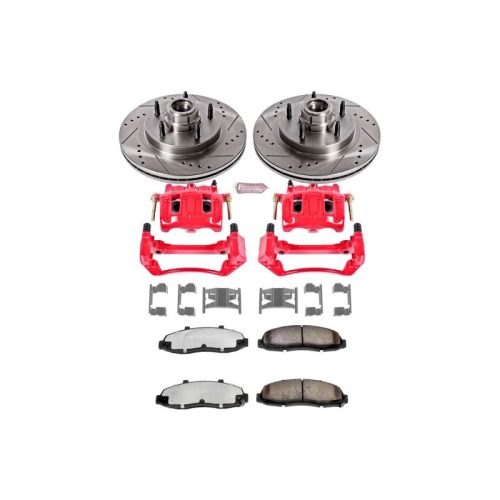 1997-1998 Ford F-150 Front Z36 Truck & Tow Brake Rotor and Pad Assembly - Heavy-Duty Performance Upgrade