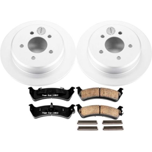 2001-2002 Ford Explorer Sport Rear Brake Rotor and Ceramic Pad Assembly - Heavy-Duty Fleet Replacement