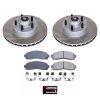 2003-2008 Ford Ranger Front Semi-Coated Rotor Brake Assembly with Ceramic Pads - Premium Replacement