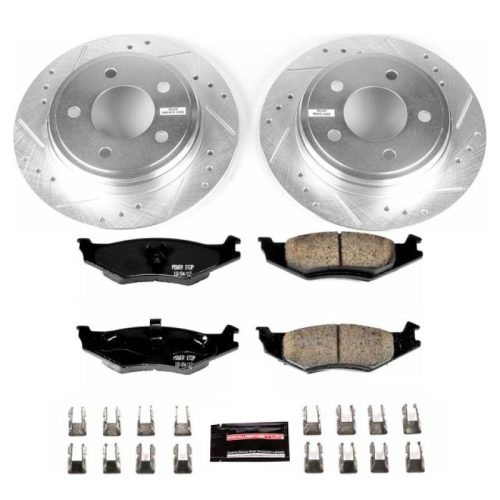 1993-1994 Chrysler Concorde & Dodge Intrepid Rear PowerStop Z23 Evolution Sport Brake Assembly - Premium Heavy-Duty Replacement