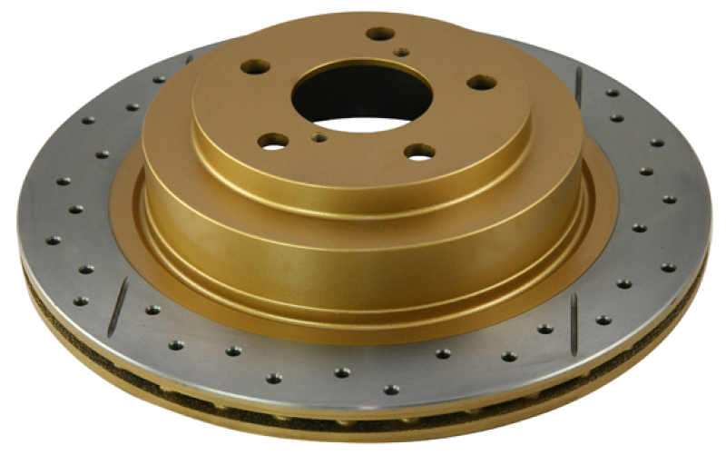 DBA Street Series Front Drilled and Slotted Rotor for Nissan Maxima 2002-03, Infiniti G35 2003, Nissan 350Z 2003 - Premium Replacement