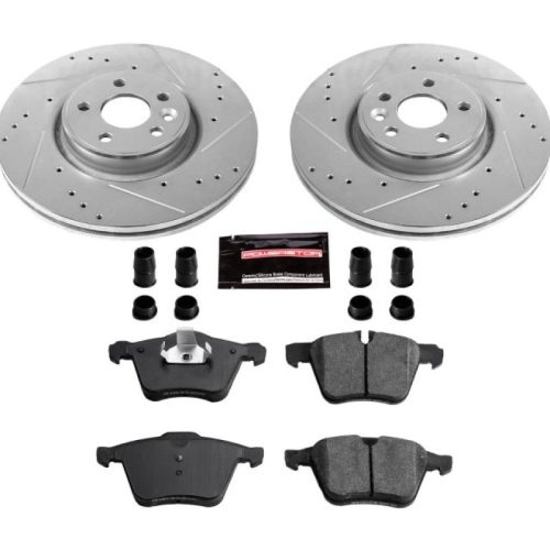 2011-2014 Volvo S60 and S80 Front Z23 Evolution Sport Brake Upgrade Kit - Premium Heavy-Duty Replacement