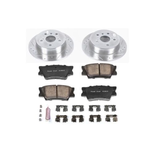 2012-2014 Toyota Camry & Avalon Heavy-Duty Brake Rotor and Carbon-Fiber Ceramic Brake Pad Upgrade Kit - Premium Replacement