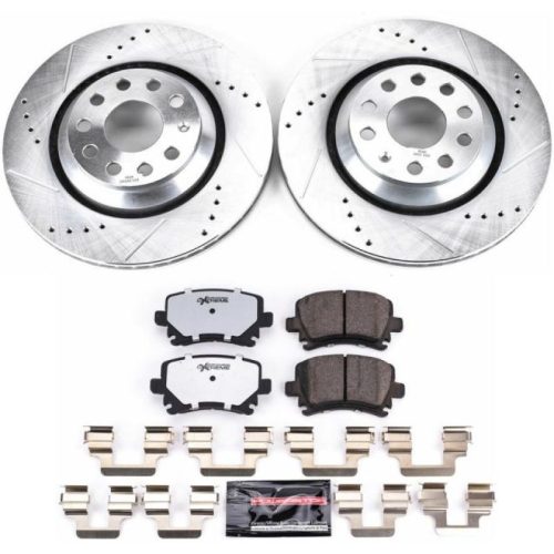 2010-2015 Volkswagen CC Rear Z26 Street Warrior Brake Upgrade Kit - Premium Heavy-Duty Performance Replacement