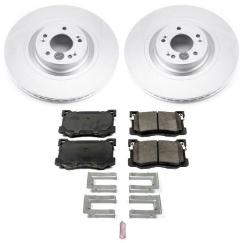 2015-2016 Hyundai Genesis Front Brake Rotor and Ceramic Pad Assembly - Heavy-Duty Fleet Replacement