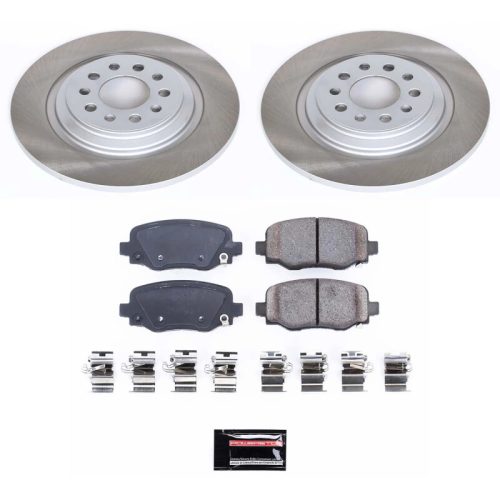 2014-2016 Jeep Cherokee Rear Semi-Coated Rotor Brake Assembly - Heavy-Duty Fleet Replacement