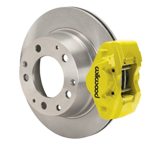 1984-1989 Porsche 911 Rear Brake Disc and Caliper Assembly - Heavy-Duty Fleet Brake System with Premium Coated Solid Face Rotors - Premium Replacement