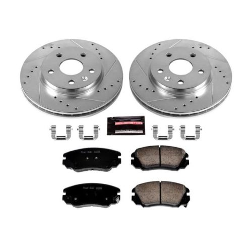 2011-2013 Buick LaCrosse & Regal, 2012-2013 Chevrolet Malibu Front Z23 Evolution Sport Brake Upgrade Kit - Premium Heavy-Duty Performance