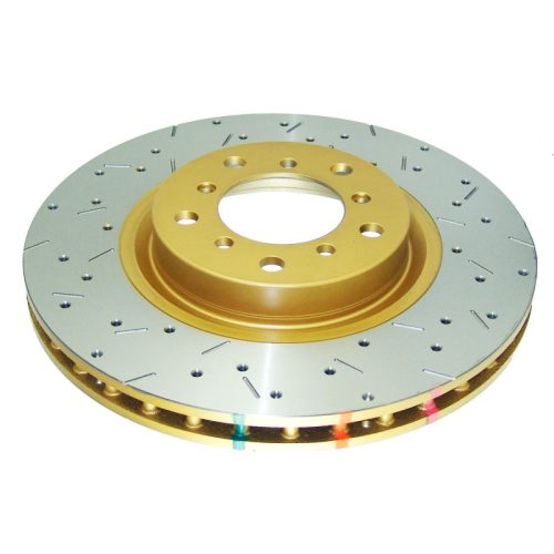 DBA 4000 Series Front Drilled and Slotted Rotor for BMW M3 E46 2001-07 - Premium Replacement