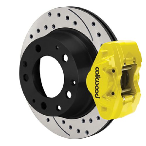1969-1983 Porsche 911 Rear Brake Assembly with Drilled Rotors and Flex Lines - Heavy-Duty Replacement
