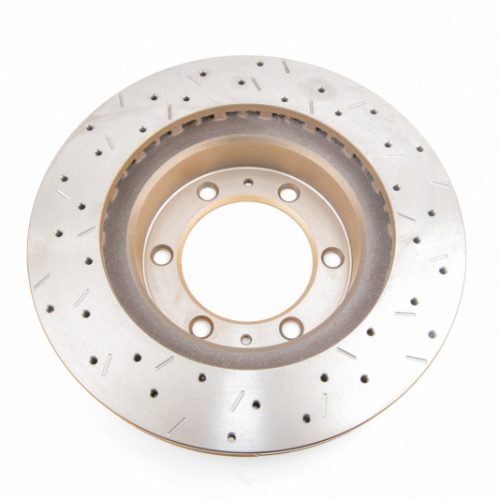 DBA 4000 Series XS Rotor for Toyota Tacoma and Lexus GX470 Front Drilled and Slotted - Premium Replacement - Image 8