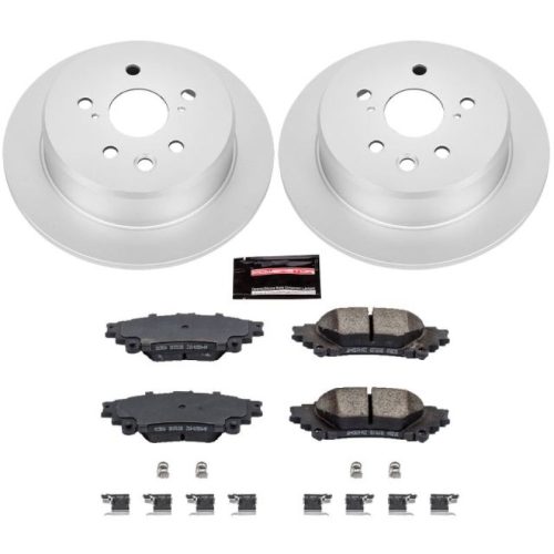 2014-2015 Lexus IS250 Rear PowerStop Z17 Evolution Geomet Coated Brake Kit - Premium Replacement