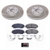 2011-2012 Honda Odyssey Front Semi-Coated Rotor Brake Assembly - Premium Replacement