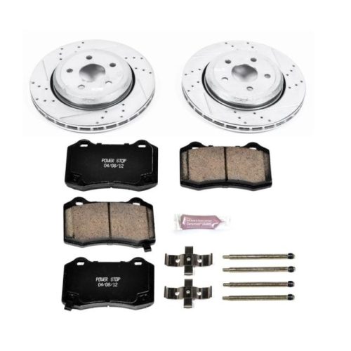 2012-2019 Jeep Grand Cherokee & Dodge Durango Rear PowerStop Z23 Evolution Sport Brake Kit - Premium Replacement