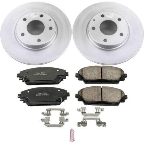 2014-2016 Mazda 3 Front Brake Rotor and Ceramic Pad Assembly - Heavy-Duty Fleet Replacement