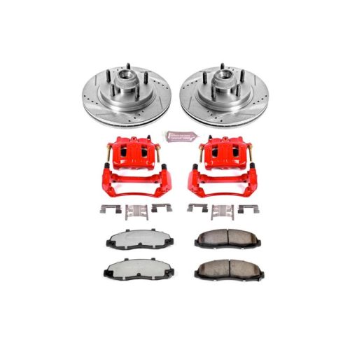 2001-2004 Ford F-150 & Lincoln Blackwood Heavy-Duty Truck & Tow Brake Rotor and Pad Assembly - Premium Replacement