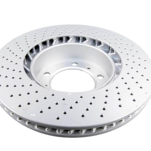 DBA Street Series Cross Drill and Slotted Rotor for 2014-15 Porsche Boxster - Premium Replacement - Image 3
