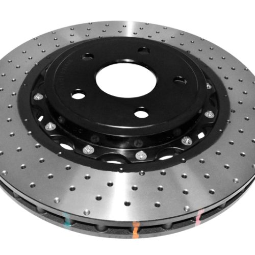 DBA 5000 Series Cross Drilled Rotor Front 2006-08 Jeep Grand Cherokee SRT8 - Premium Replacement