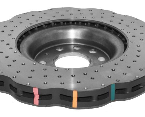 DBA 4000 Series Cross Drilled Rotor Front Fitment 2012-14 Volkswagen CC - Premium Replacement