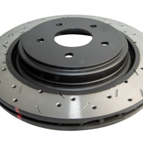 DBA 4000 Series Drilled and Slotted Rear Rotor for Cadillac XLR and Chevrolet Corvette '06-'11 - Premium Replacement - Image 5
