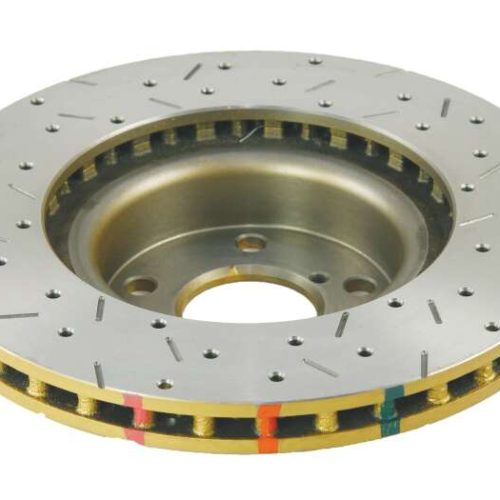DBA 4000 Series Drilled and Slotted Rotor for Subaru Impreza and Subaru BRZ 2012-13 - Premium Replacement - Image 3
