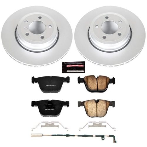 2005-2008 BMW 750i / 750Li Rear Z23 Evolution Sport Coated Brake Rotor and Carbon-Fiber Ceramic Pad Assembly - Heavy-Duty Replacement