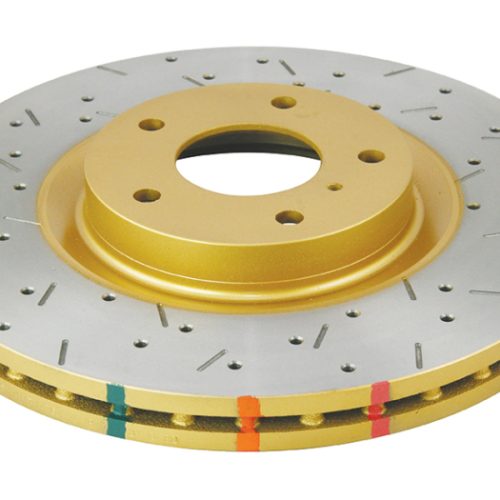DBA 4000 Series XS Drilled and Slotted Front Rotor for Nissan 350Z and Infiniti G35 (2005-2007) - Premium Replacement - Image 6
