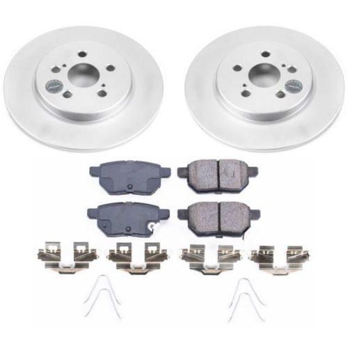 2011-2017 Lexus CT200h Rear Brake Rotor and Ceramic Pad Assembly - Premium Replacement