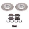 2004-2008 Chevrolet Malibu, 2004-2008 Pontiac G6, 2004-2007 Pontiac G5 Front Semi-Coated Rotor Brake Kit - Premium Replacement