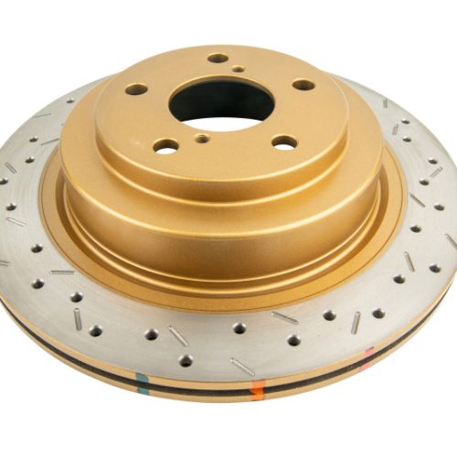 DBA 4000 Series Rear Drilled and Slotted Rotor for Subaru Legacy and WRX 2005-2009 - Premium Replacement - Image 6