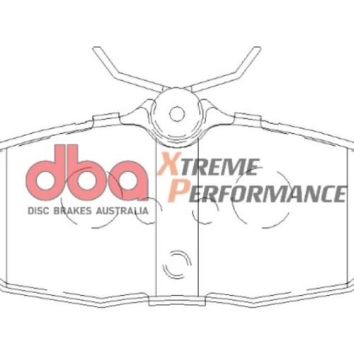 DBA XP650 Heavy-Duty Rear Brake Pads for Ford Mustang 2005-08 - High Friction and Heat Resistance Replacement