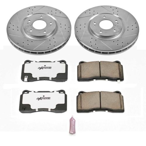 2003-2006 Mitsubishi Lancer Front PowerStop Z26 Street Warrior Brake Kit - Premium Heavy-Duty Upgrade for Performance Vehicles