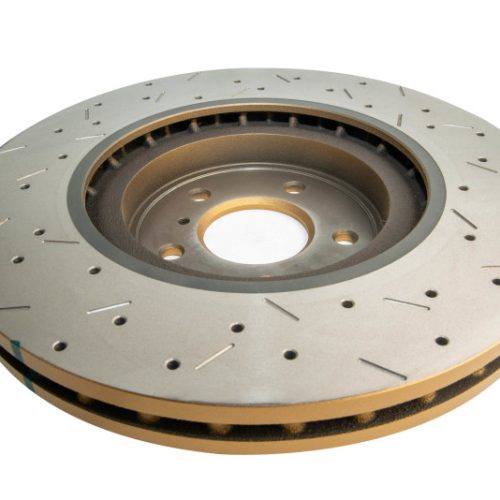 DBA 4000 Series Drilled and Slotted Rotor for Infiniti Q50 Red Sport 3.0TT 2016-2020 - Premium Heavy-Duty Disc Brake Rotor - Image 2