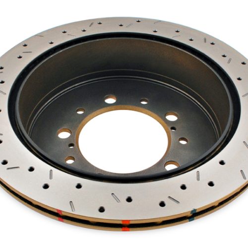 DBA 4000 Series Rear Drilled and Slotted Rotor for Toyota Land Cruiser and Tacoma 2007-13 - Premium Heavy-Duty Replacement - Image 8