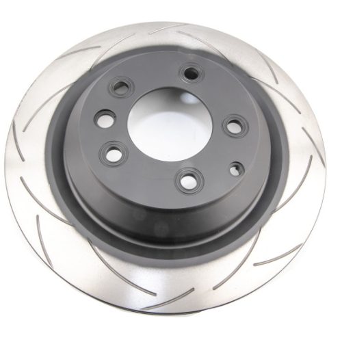 DBA Street Series T2 Slotted Brake Rotor for 2009-2014 Porsche Cayenne, 2009 Volkswagen Touareg Rear 4X4 Premium Replacement - Image 2
