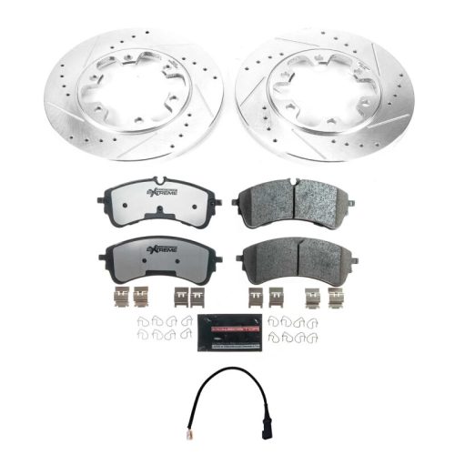 2020 Ford Transit-150, -250, -350 Heavy-Duty Brake Rotor and Carbon-Fiber Ceramic Brake Pad Assembly - Premium Replacement
