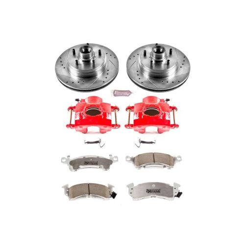 1991-1996 Chevrolet Caprice, 1991-1996 Buick Roadmaster Front Z26 Street Warrior Brake Upgrade Kit - Premium Replacement