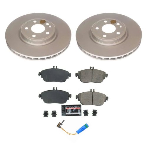 2017-2018 Infiniti QX30 & Mercedes-Benz GLA250/CLA250 Front Brake Rotor Assembly - Heavy-Duty Fleet Replacement with Geomet Coated Rotor and Carbon-Fiber Ceramic Pads