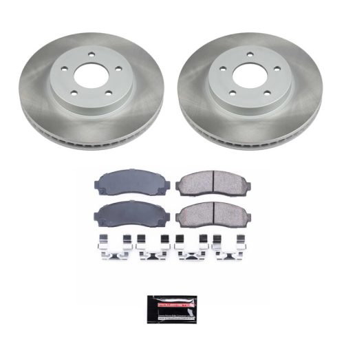 2002-2007 Saturn Vue Front Heavy-Duty Semi-Coated Rotor Brake Assembly - Premium Replacement