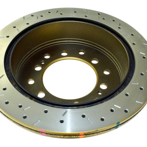 DBA 4000 Series Drilled and Slotted Rotor for Toyota 4Runner and FJ Cruiser 2010-13 - Premium Replacement